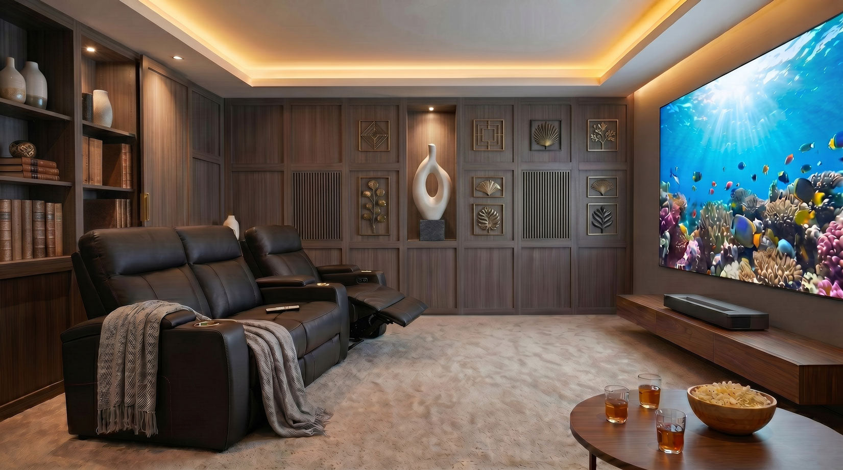Family theater seating