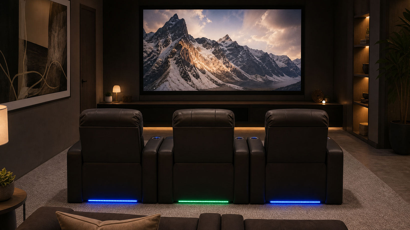 best seating for home theater in a media room