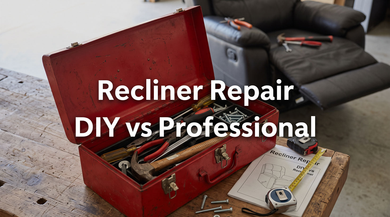 Recliner Repair DIY vs Professiona