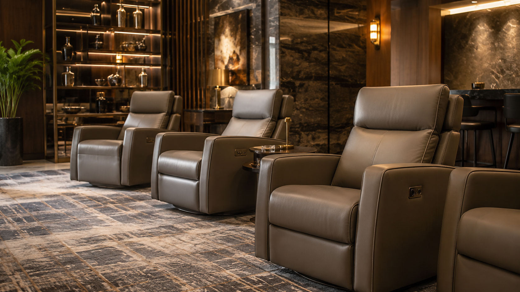 custom recliner chairs for business and hospitality projects