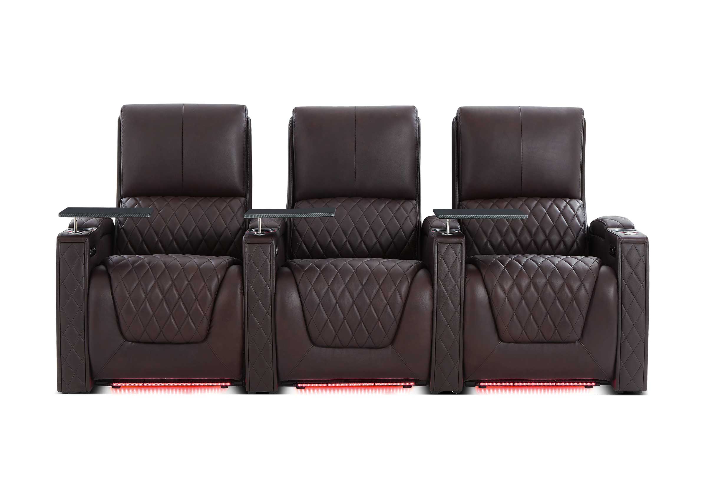 Weilianda Brown Custom Home Theater Seating