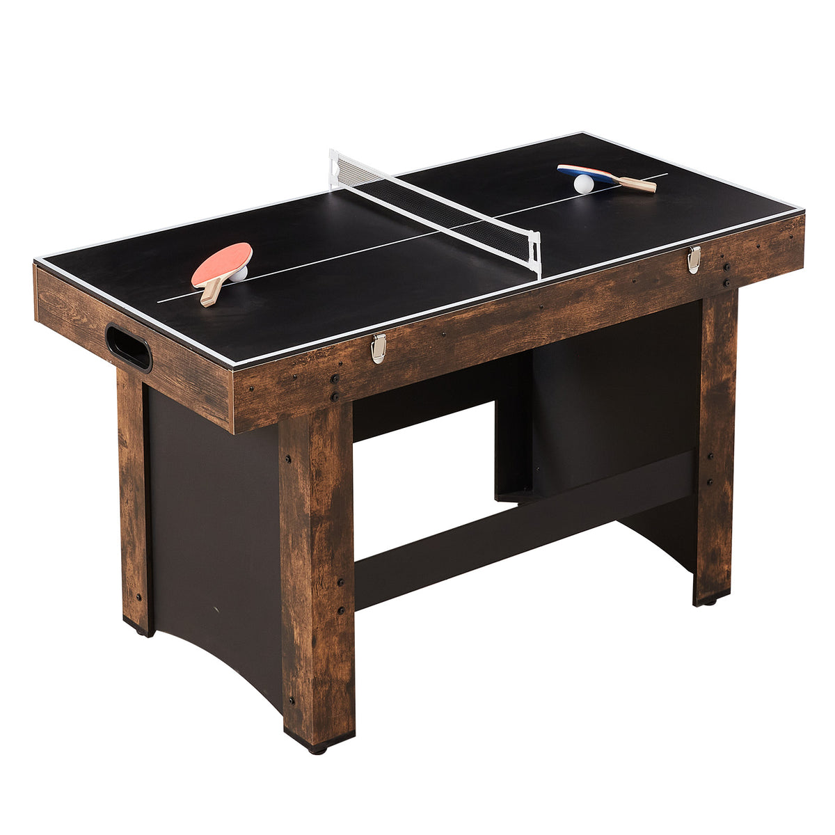 All-in-One 54" 3-in-1 Air Hockey, Ping Pong & Foosball Table