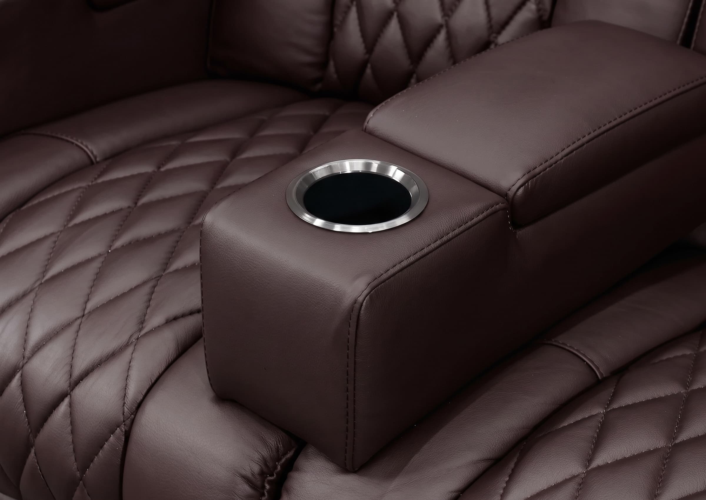 Custom Armrest Insert for Theater Recliner | Center Cup Holder Insert