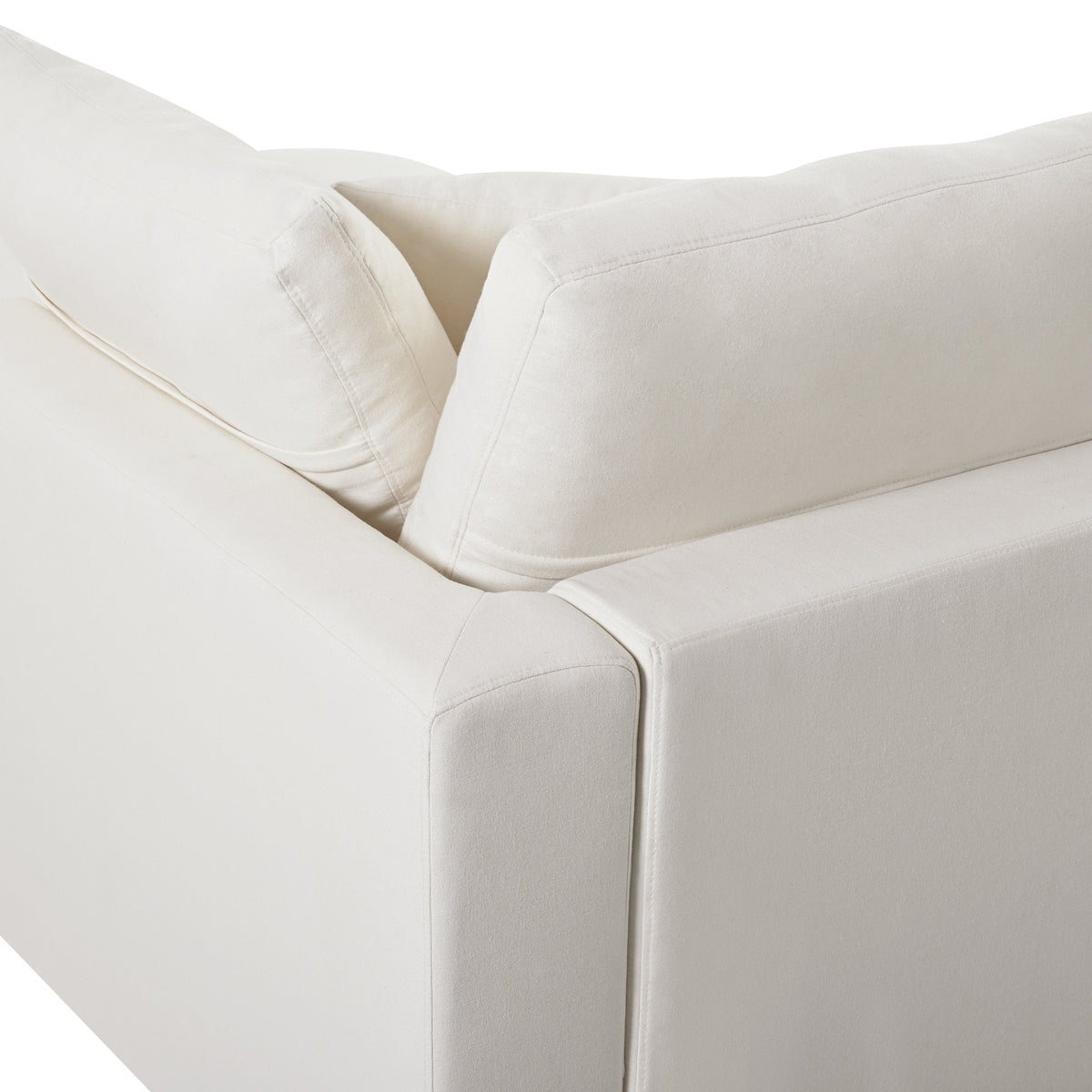 Spacious 128" U-Shaped Modular Sectional with Dual Movable Ottomans