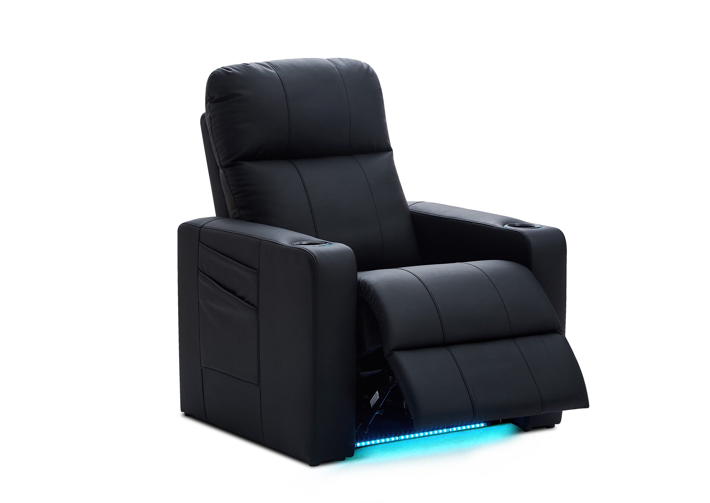 Weilianda ZeoFlex Series Zero Gravity Power Theater Recliner with RGB Ambient Lighting