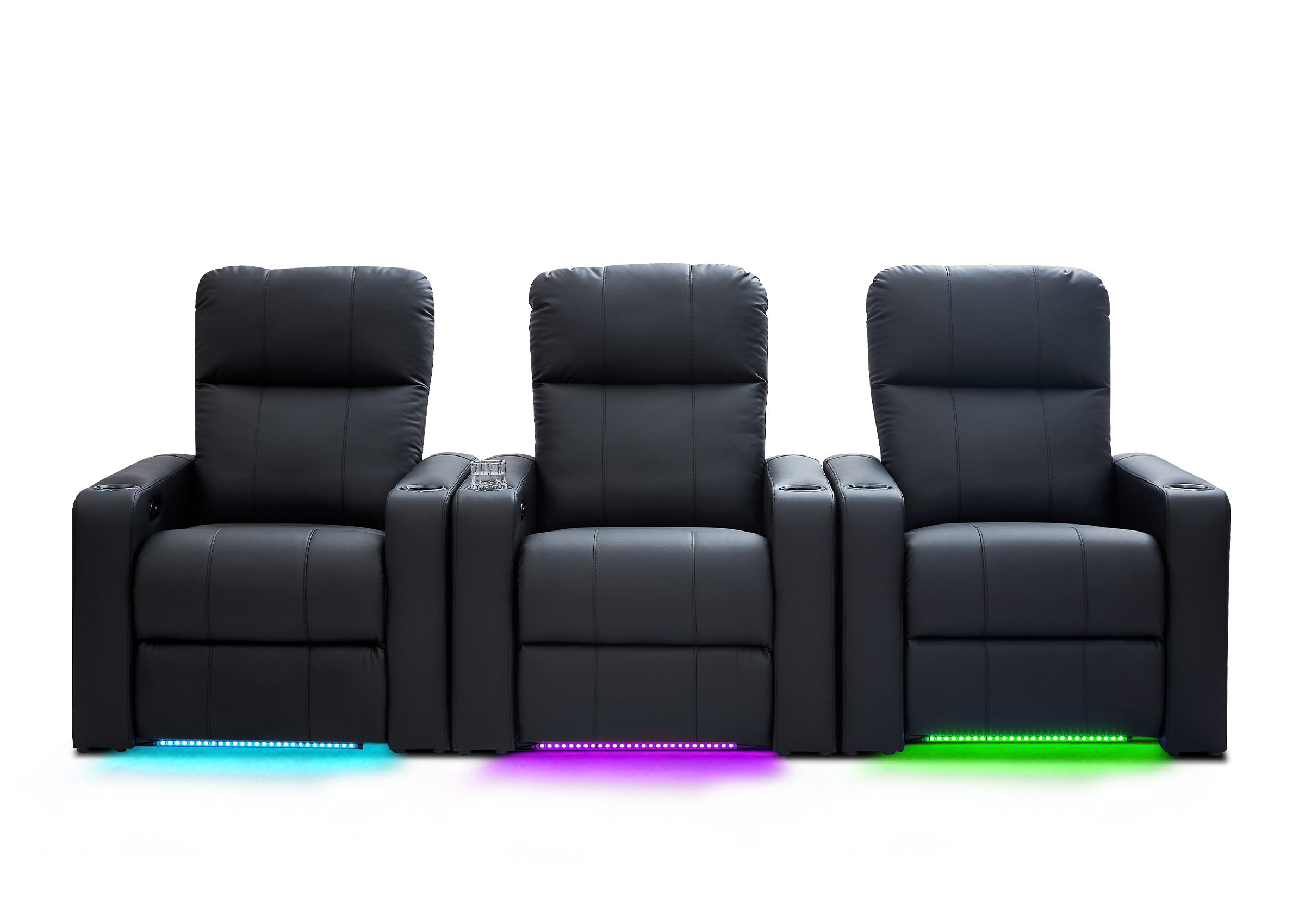 Weilianda ZeoFlex Series Zero Gravity Power Theater Recliner with RGB Ambient Lighting