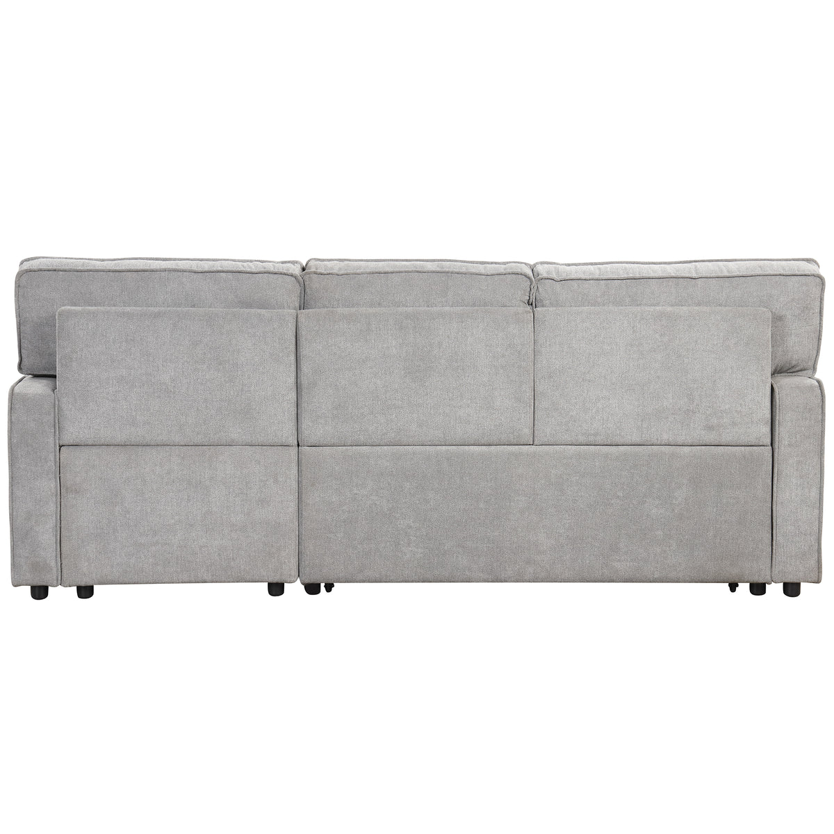 Oversized 162" L-Shaped Cloud Modular Sectional with 6 Plush Pillows