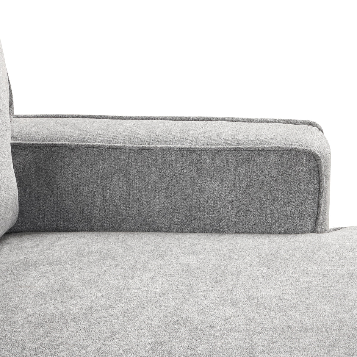 Oversized 162" L-Shaped Cloud Modular Sectional with 6 Plush Pillows