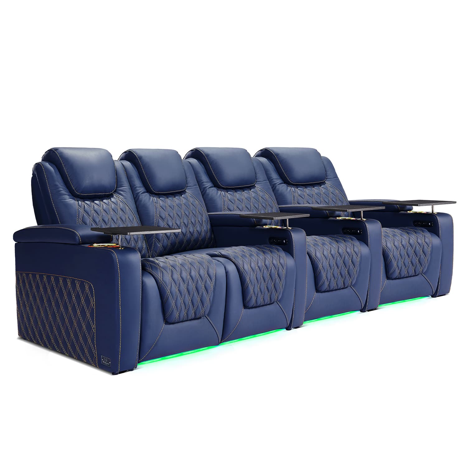 Weilianda Chic Series 4-Seat Home Theater Power Recliner