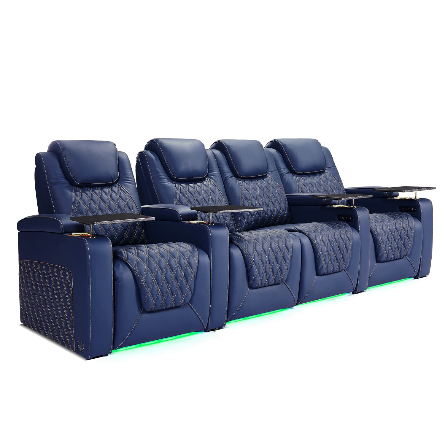 Weilianda Chic Series 4-Seat Home Theater Power Recliner