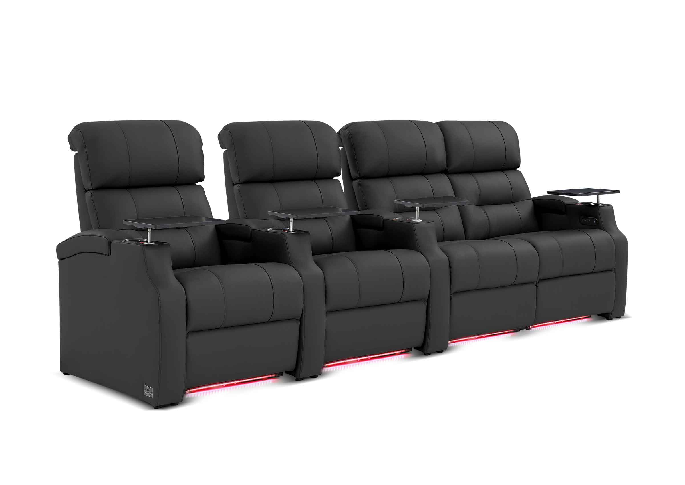 Weilianda Vanguard Series Movie Room Recliner Sofa 4 Seats