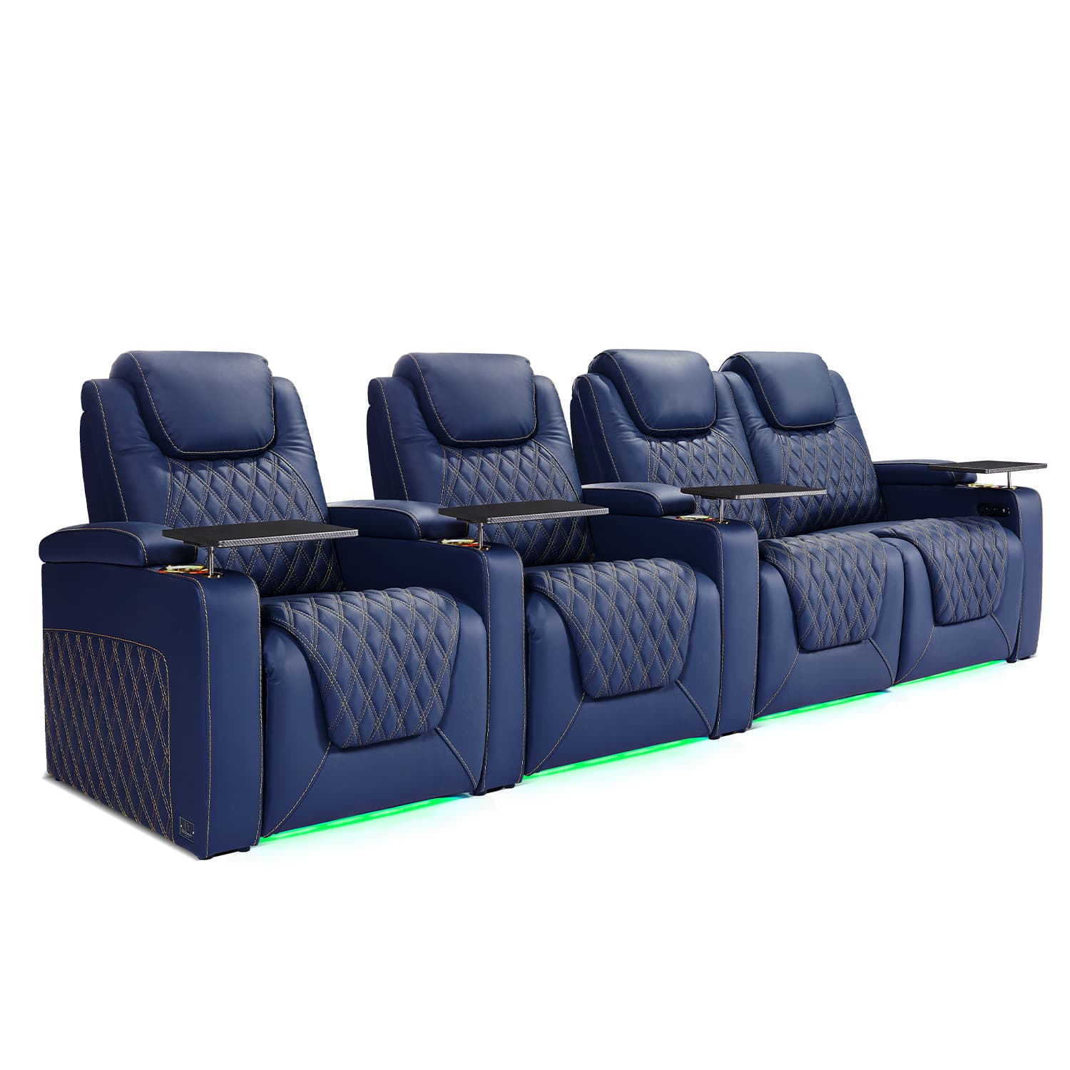 Weilianda Chic Series 4-Seat Home Theater Power Recliner