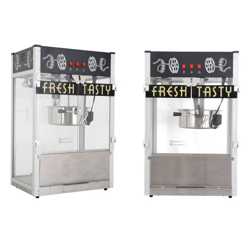 Classic 30 Oz Commercial Popcorn Machine with 3-Switch Control, 1650W