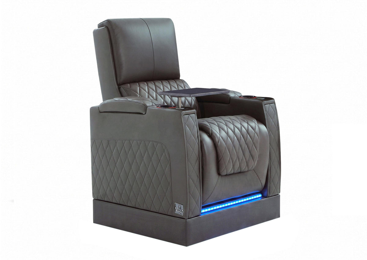 Weilianda AstroUltra Riser Series Single Power Ergonomic Recliner | Ambient Lighting for Movie Night