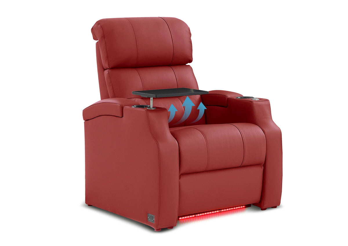 Weilianda Vanguard Lumbar Series Single Power Recliner with Built-In Lumbar Support
