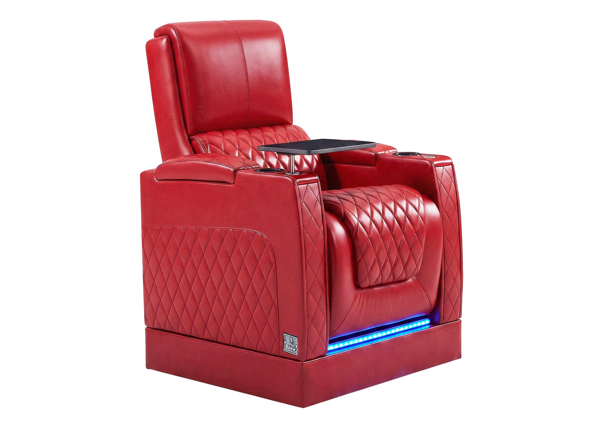 Weilianda AstroUltra Riser Series Single Power Ergonomic Recliner | Ambient Lighting for Movie Night