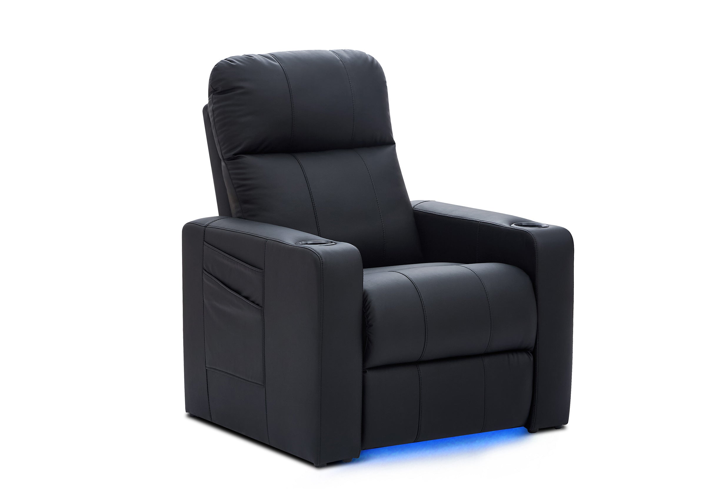 Weilianda ZeoFlex Series Zero Gravity Power Theater Recliner with RGB Ambient Lighting