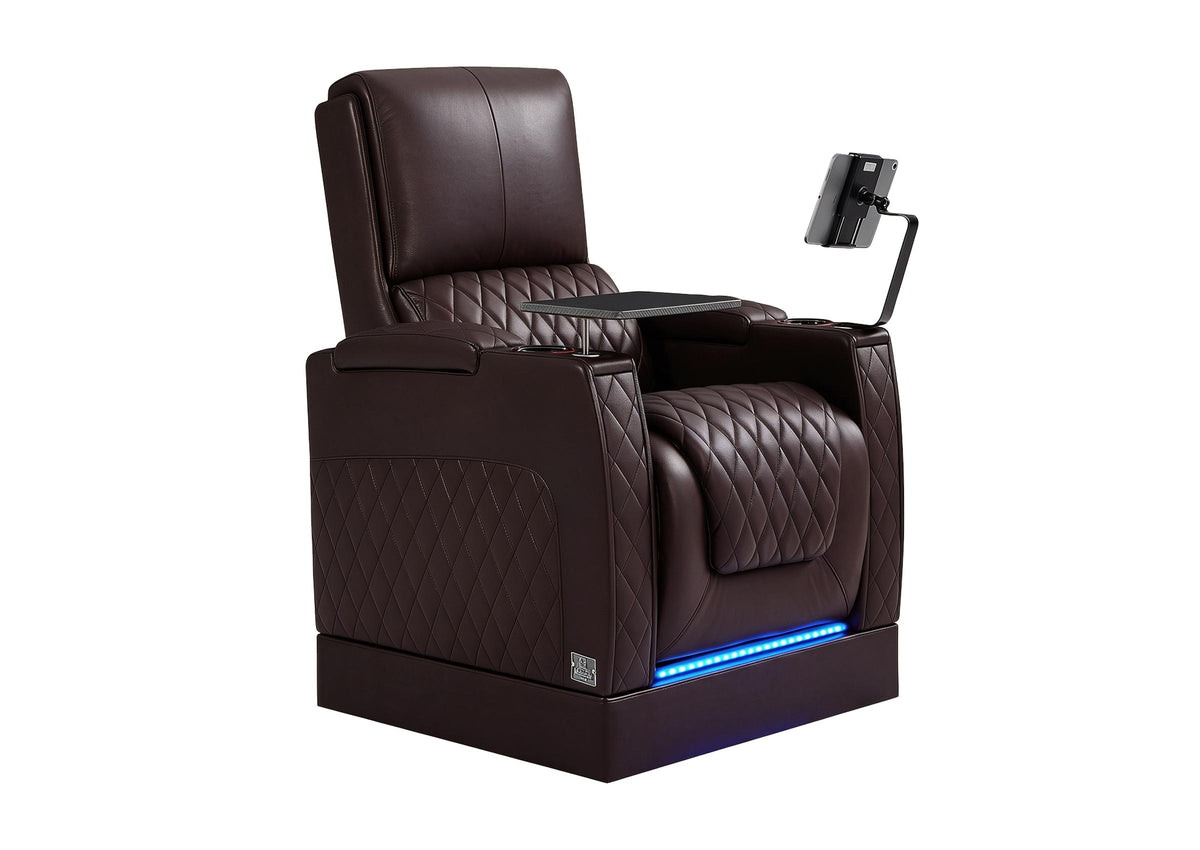 Weilianda AstroUltra Riser Series Single Power Ergonomic Recliner | Ambient Lighting for Movie Night