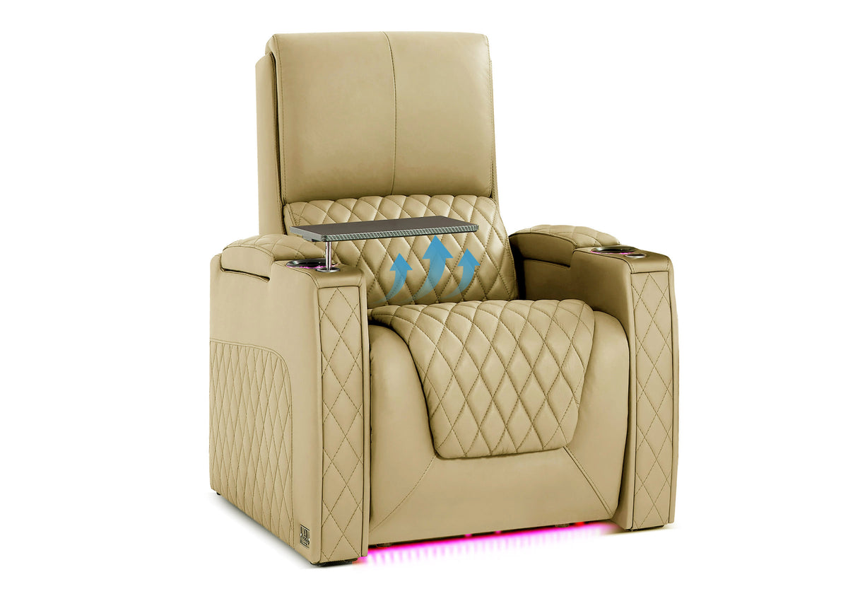 Weilianda AstroUltra Lumbar Series Single Zero Gravity Recliner with Power Lumbar Support