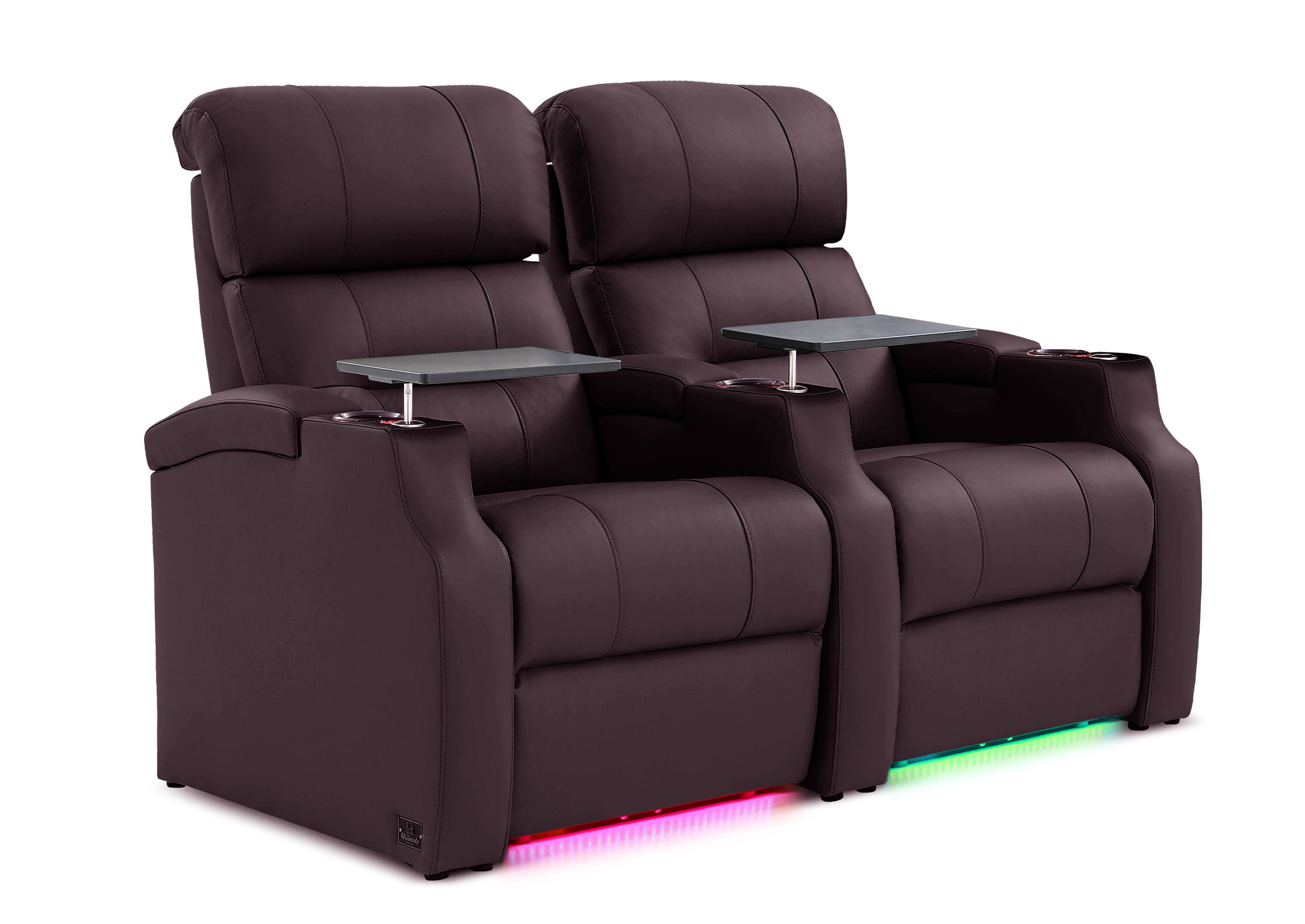 Weilianda Vanguard Power Reclining Loveseat Movie Theater Couch