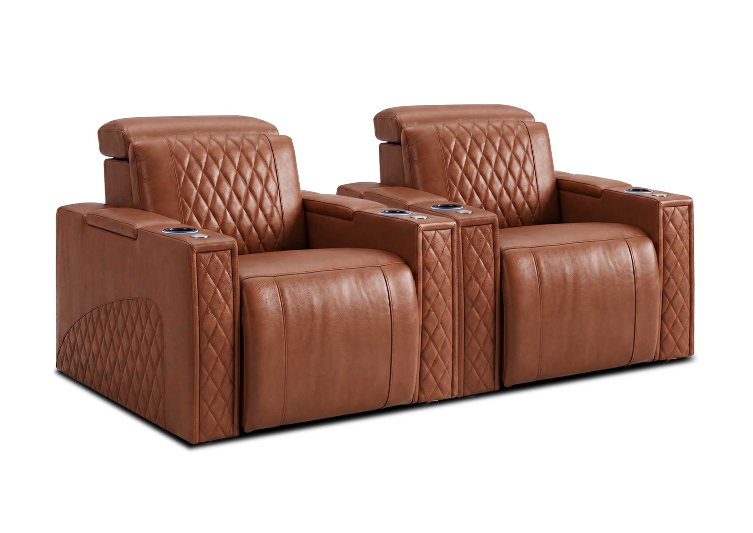 Weilianda RegalNex Series 2-Seater Wall Hugger Recliner | Low-Profile Back