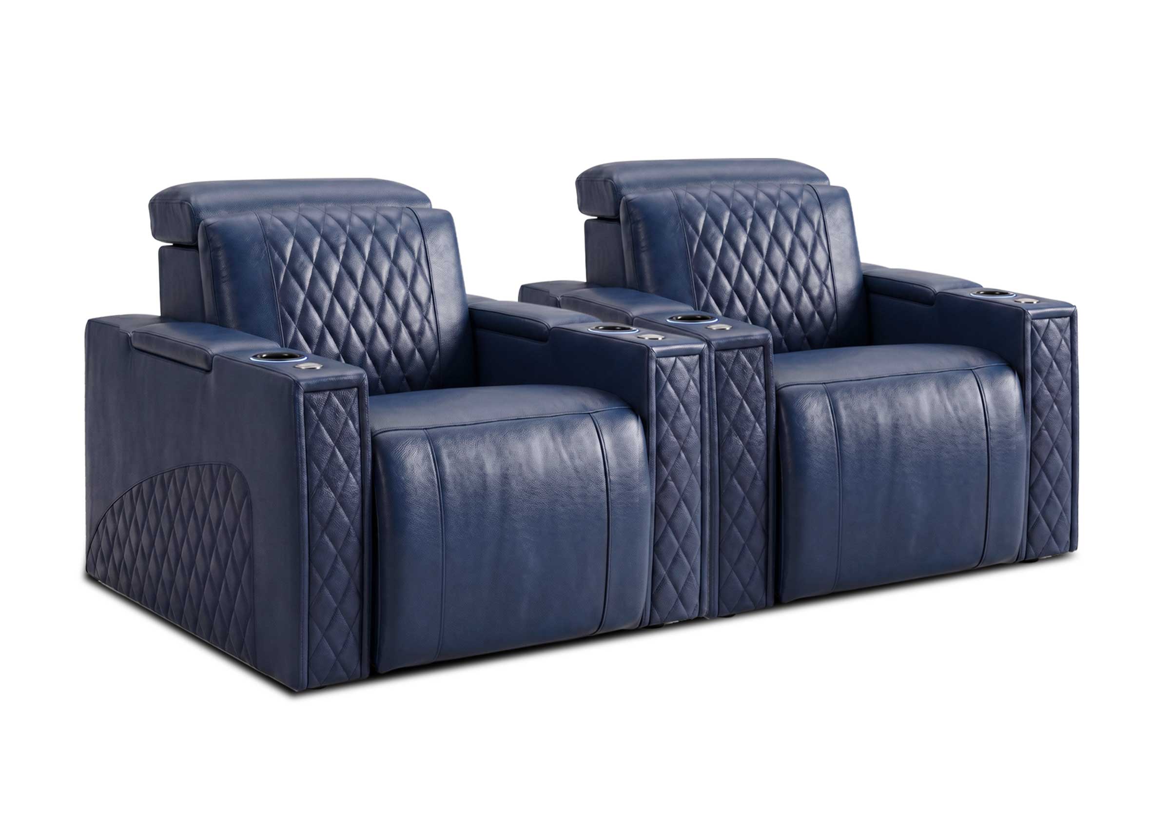 Weilianda RegalNex Series 2-Seater Wall Hugger Recliner | Low-Profile Back