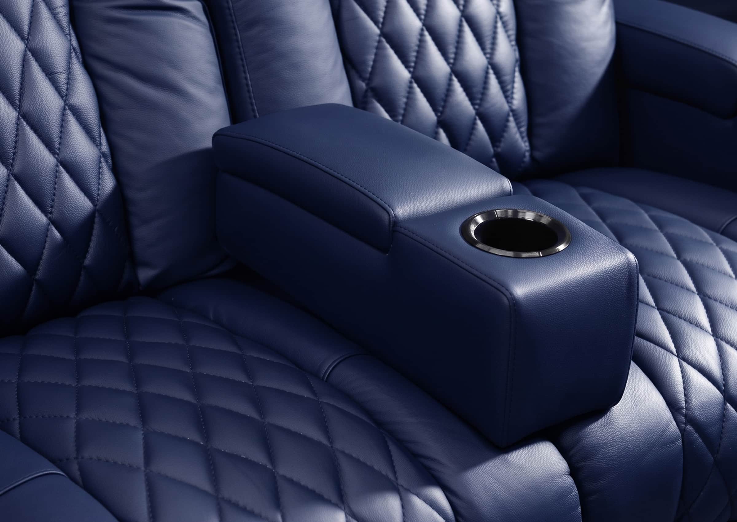 Custom Armrest Insert for Theater Recliner | Center Cup Holder Insert