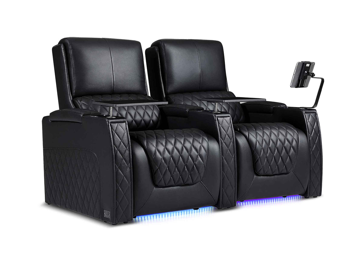 Weilianda AstroUltra XL Series – Big & Tall Design Two Seat Recliner Seats | Power Headrest for Media Room
