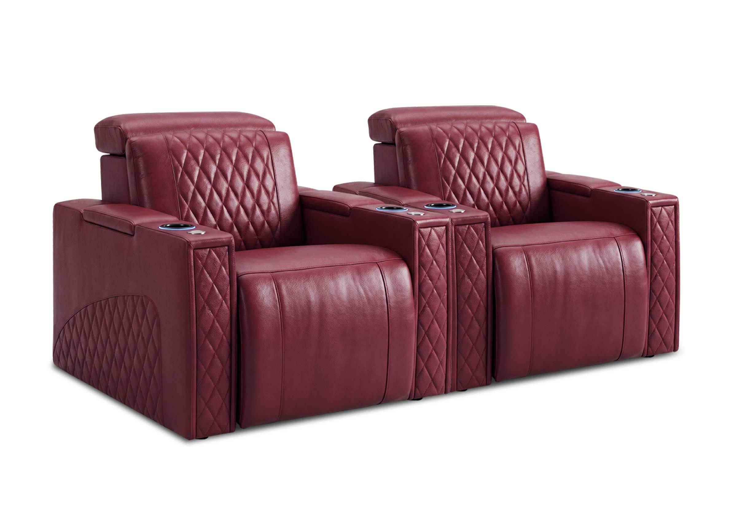 Weilianda RegalNex Series 2-Seater Wall Hugger Recliner | Low-Profile Back