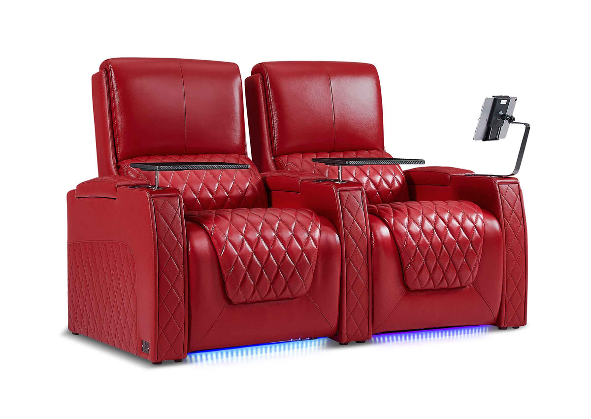 Weilianda AstroUltra XL Series – Big & Tall Design Two Seat Recliner Seats | Power Headrest for Media Room
