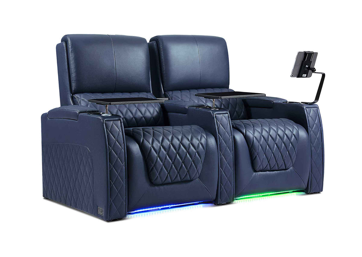 Weilianda AstroUltra XL Series – Big & Tall Design Two Seat Recliner Seats | Power Headrest for Media Room