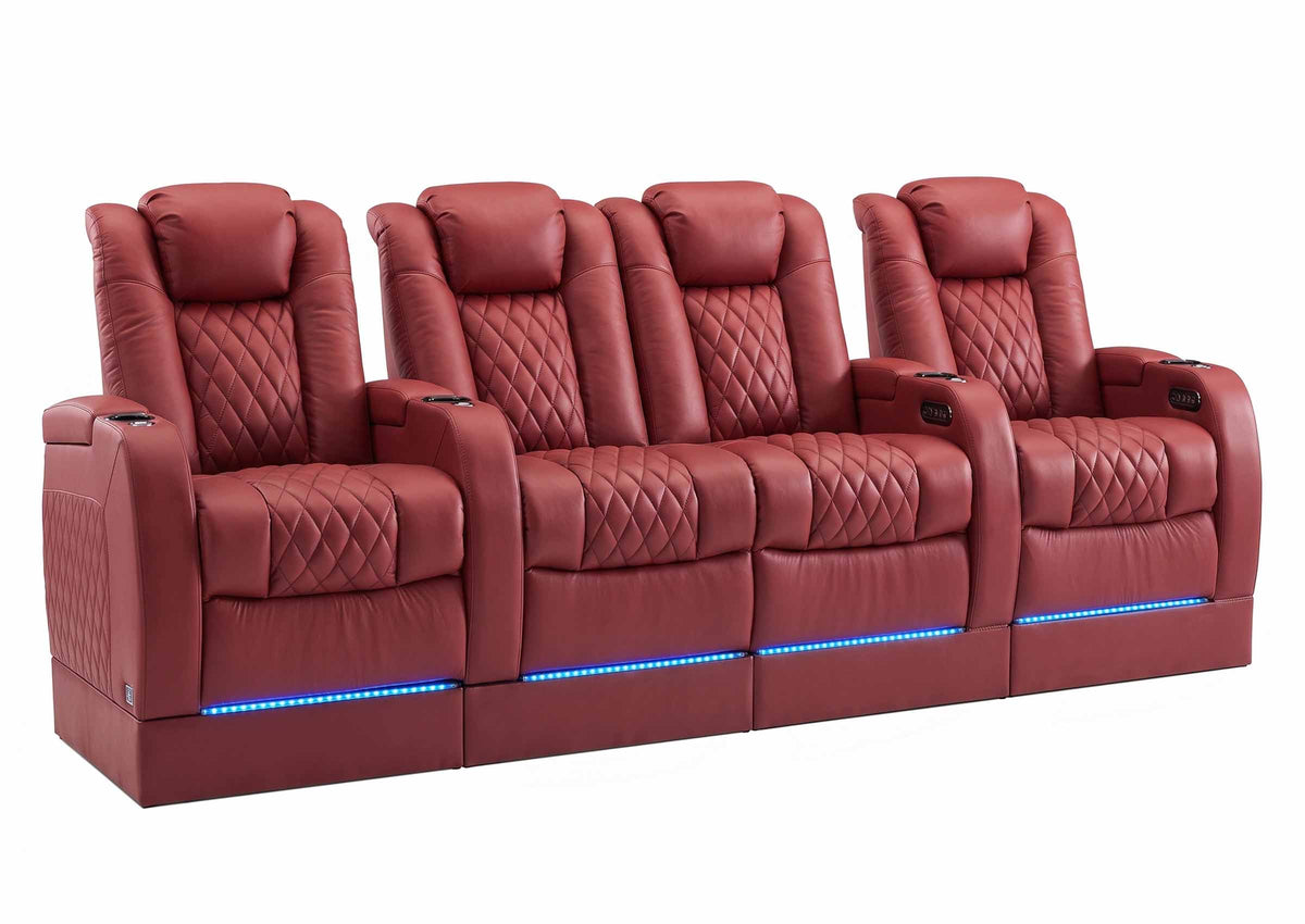 Weilianda FortLux Riser Series 4-seat Home Cinema Sofa | 7 Color LED Lighting