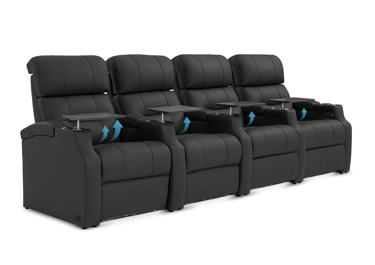 Weilianda Vanguard Lumbar Series Zero Gravity Seating Row of 4 with Integrated Lumbar Support