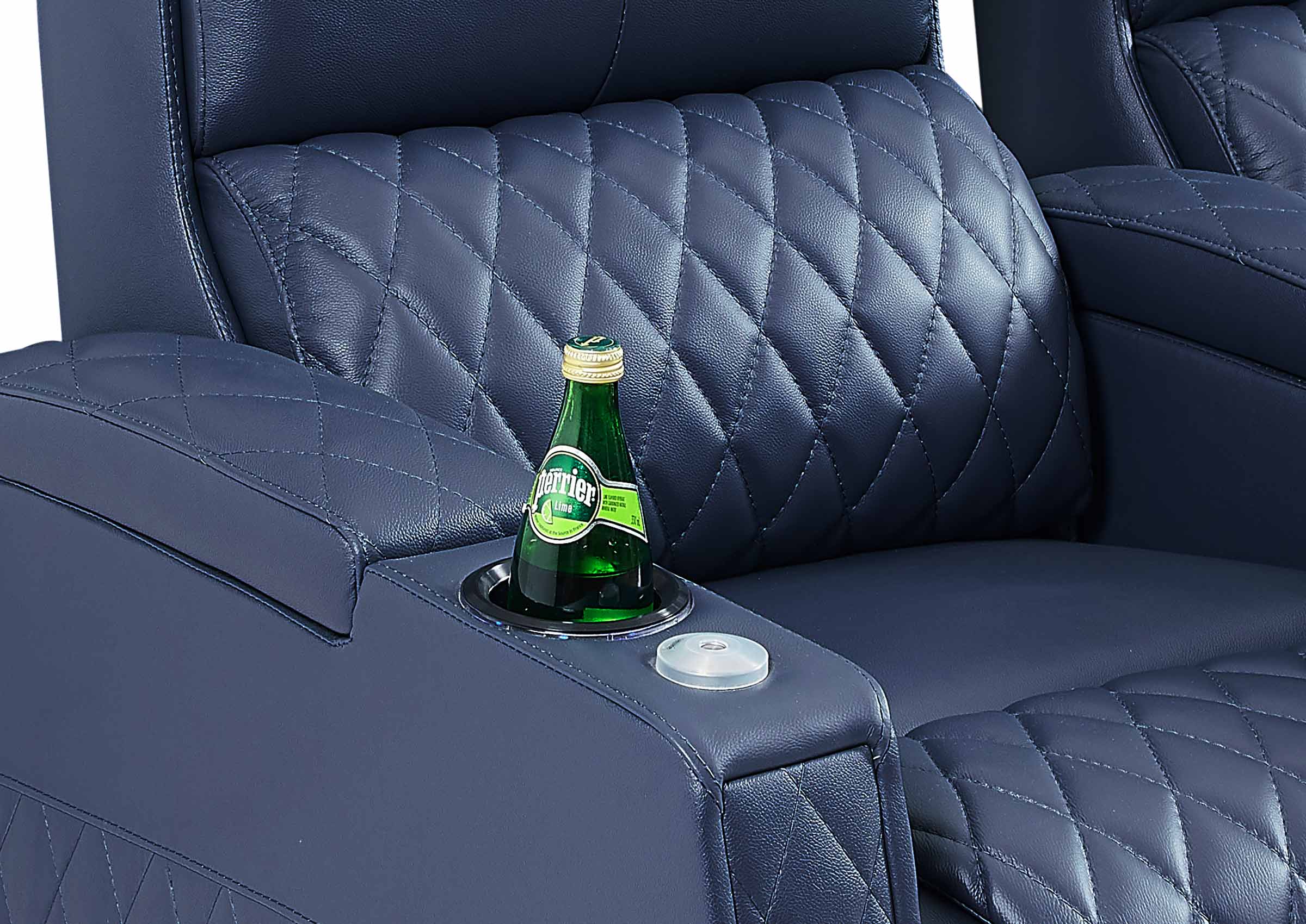 OPENED BOX-CLOSEOUT! Premium Leather Theater Seats for Media Room Four-Seat | Zero Gravity Recliner