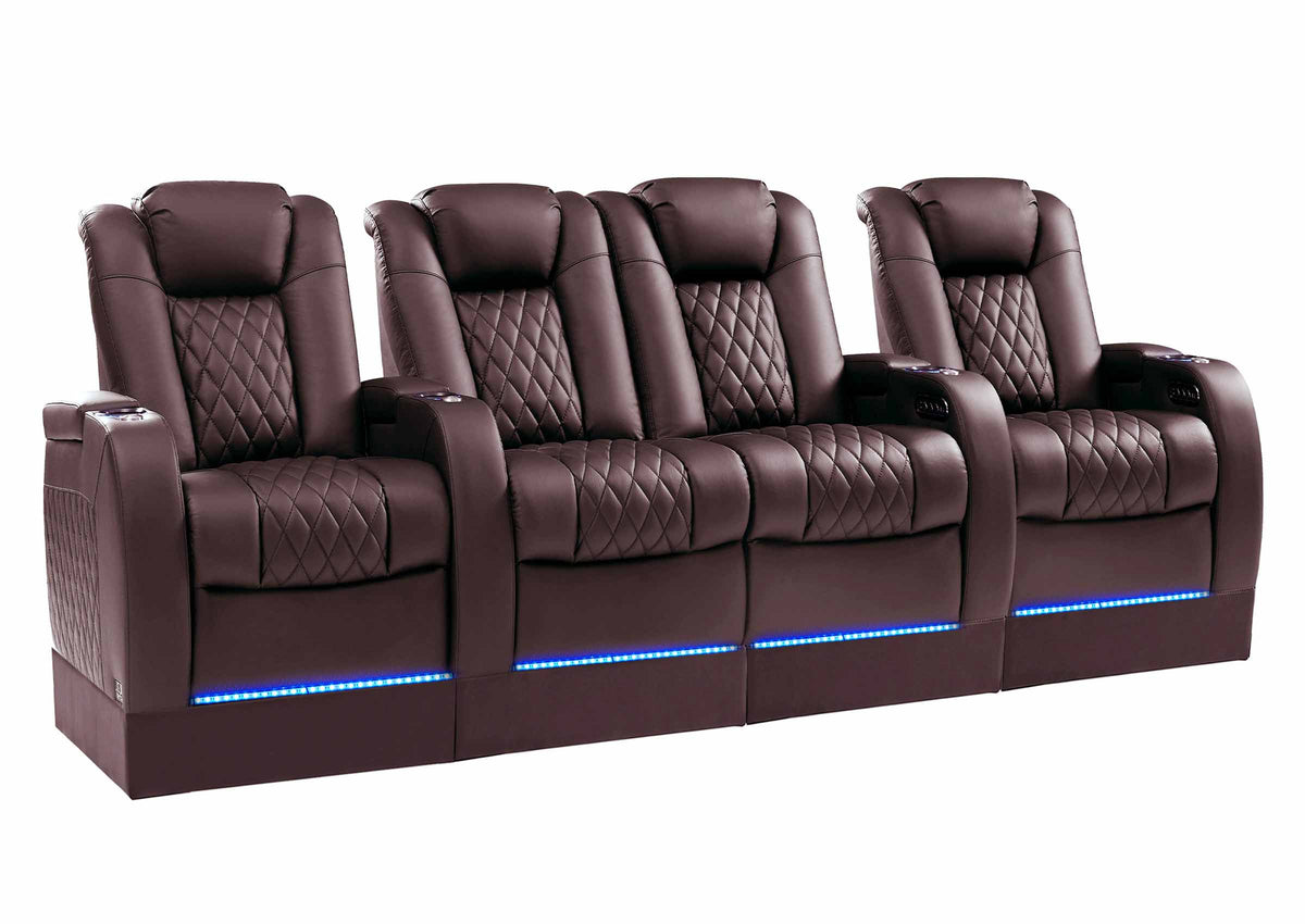 Weilianda FortLux Riser Series 4-seat Home Cinema Sofa | 7 Color LED Lighting