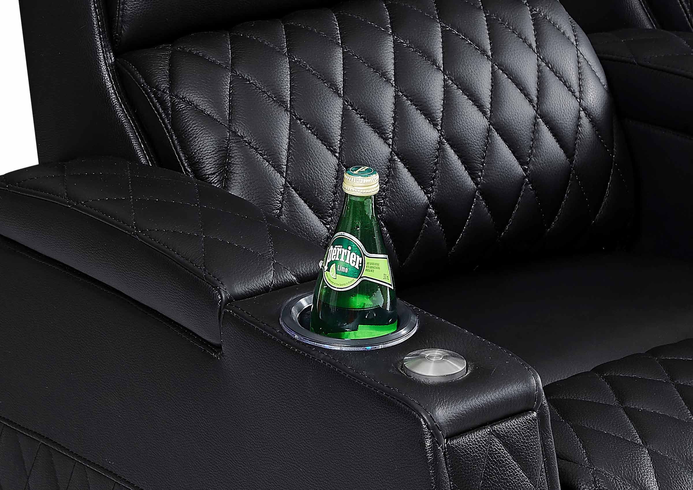Weilianda AstroUltra Riser Series Three Seat Electric Theater Recliner | USB Charging for Game Room
