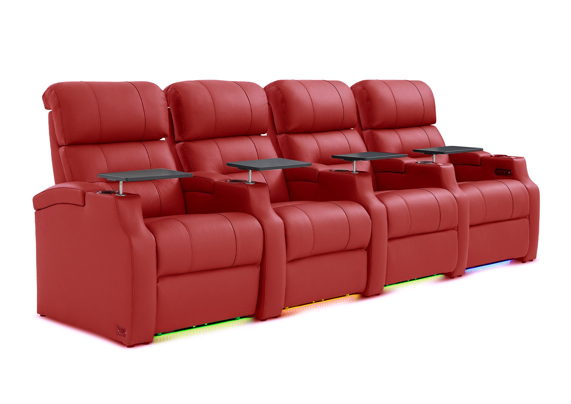 Weilianda Vanguard Series Movie Room Recliner Sofa 4 Seats