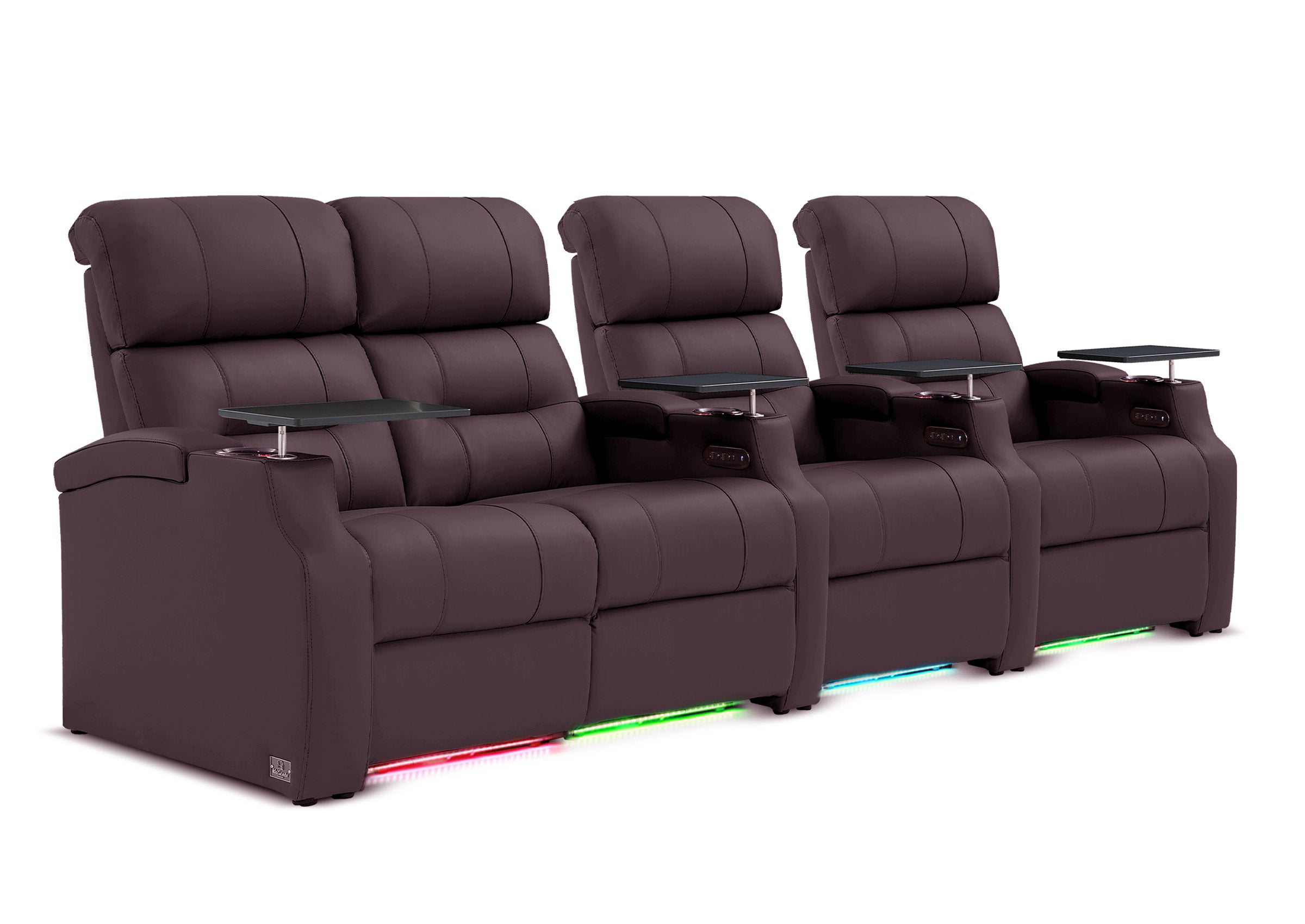 Weilianda Vanguard Series Movie Room Recliner Sofa 4 Seats