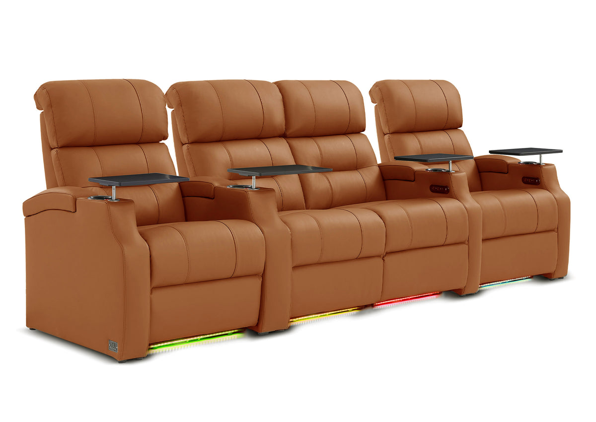 Weilianda Vanguard Series Movie Room Recliner Sofa 4 Seats