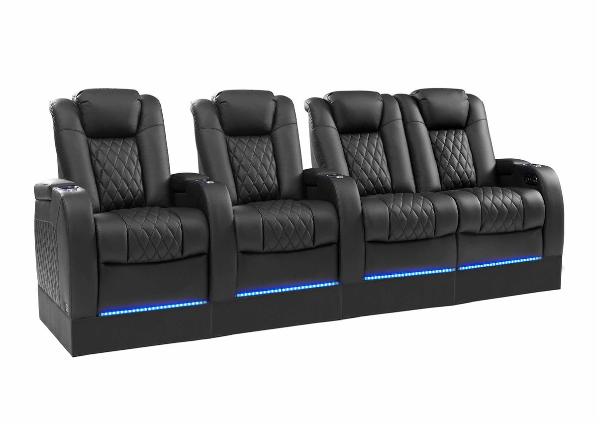 Weilianda FortLux Riser Series 4-seat Home Cinema Sofa | 7 Color LED Lighting