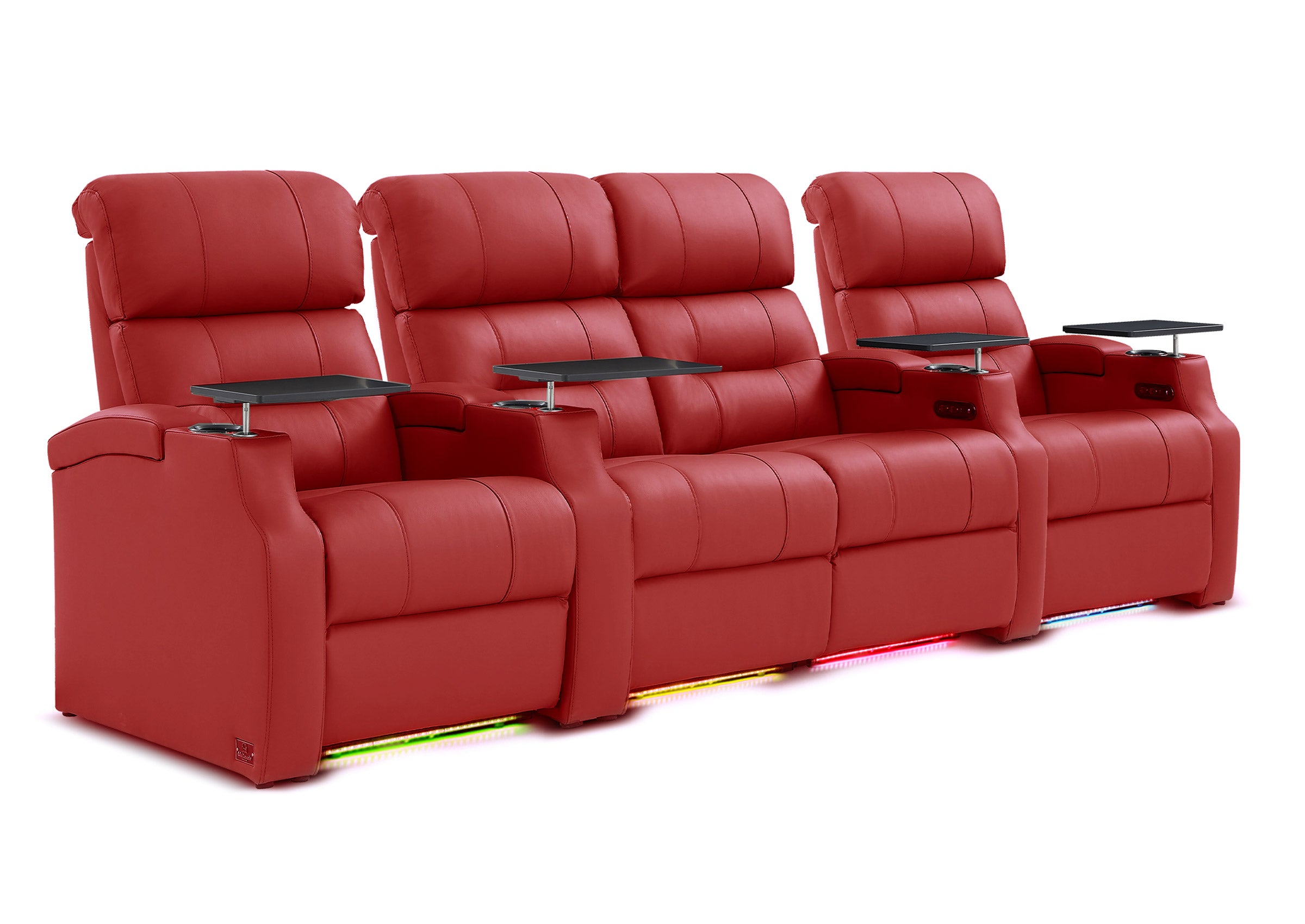 Weilianda Vanguard Series Movie Room Recliner Sofa 4 Seats
