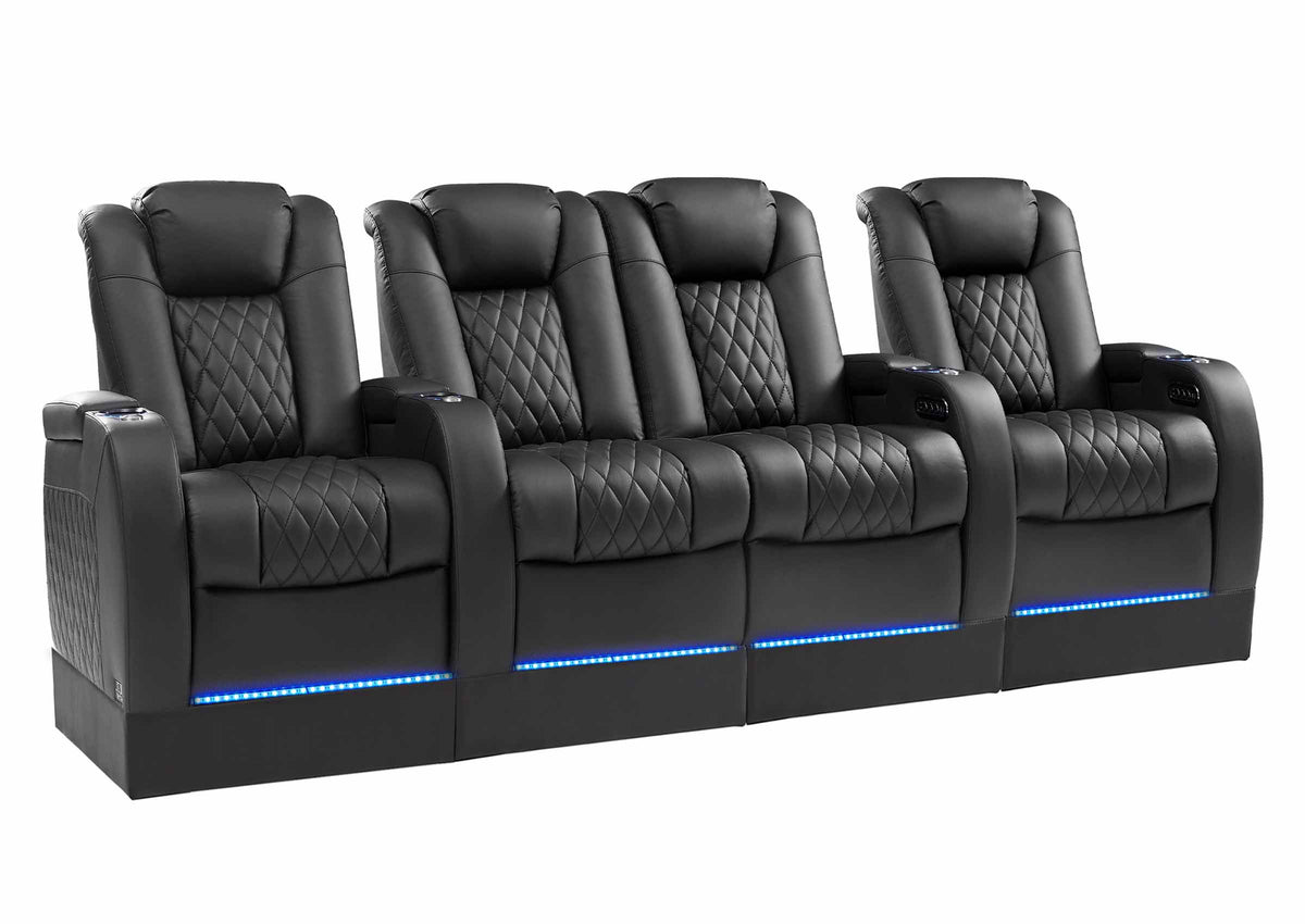 Weilianda FortLux Riser Series 4-seat Home Cinema Sofa | 7 Color LED Lighting