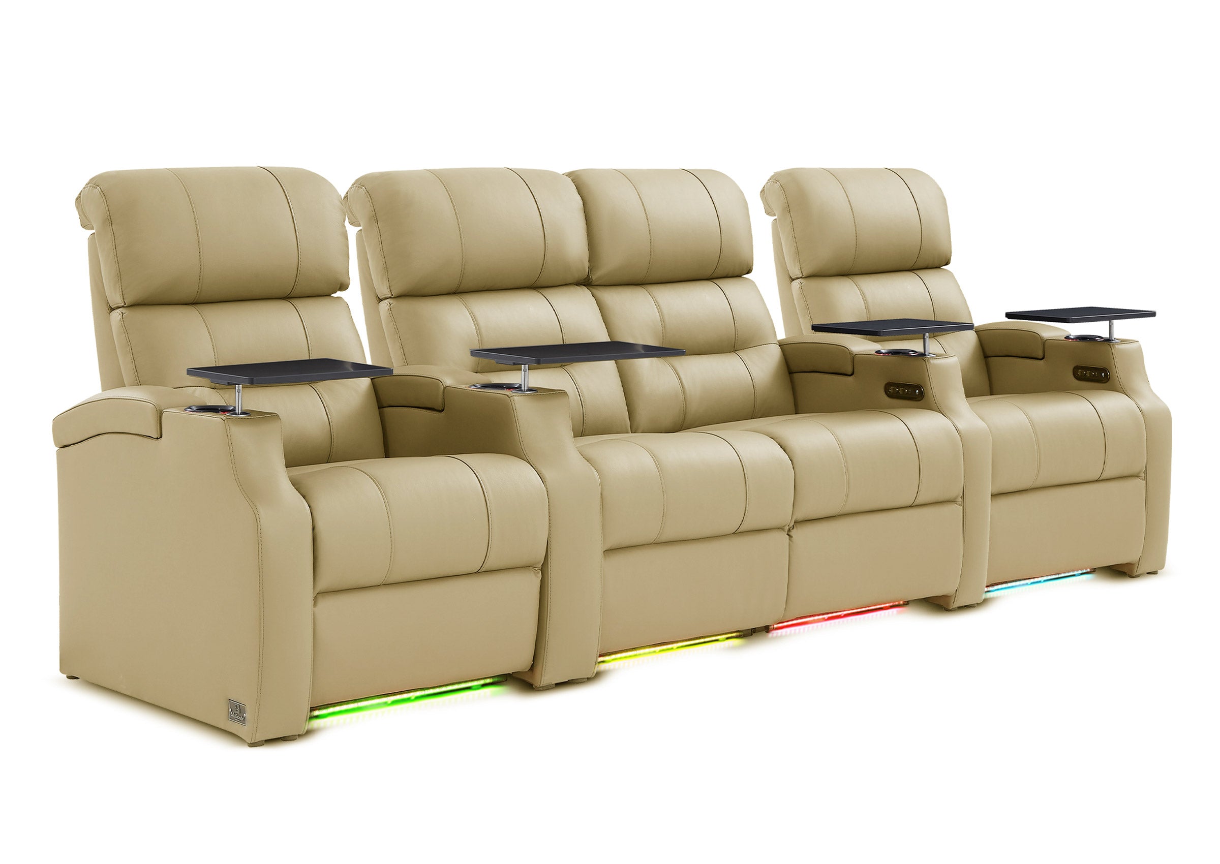 Weilianda Vanguard Series Movie Room Recliner Sofa 4 Seats