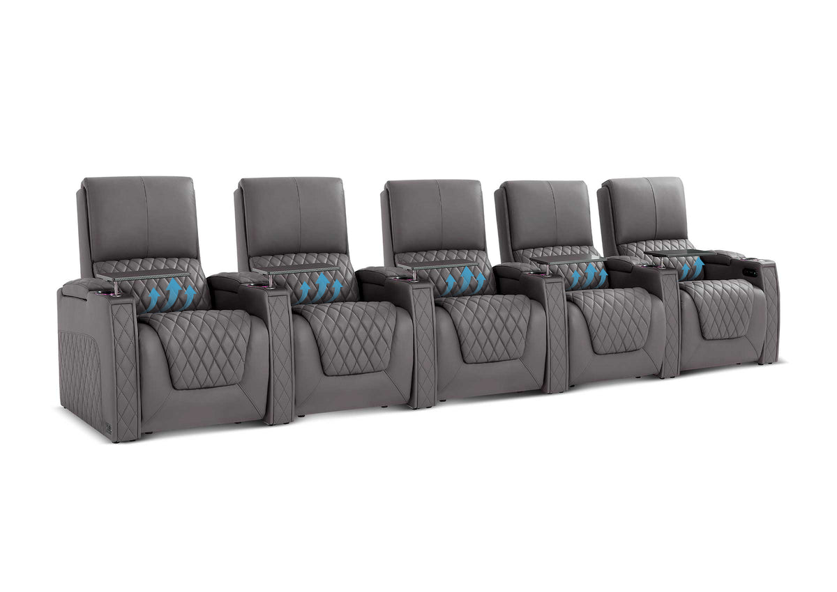Weilianda AstroUltra Lumbar Series 5-Seat Home Cinema Chairs with Integrated Lumbar Support