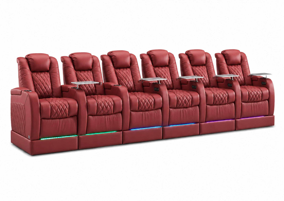 Weilianda FortLux Riser Series 6-seat Power Ergonomic Recliner | USB Charging for Gmaing Night