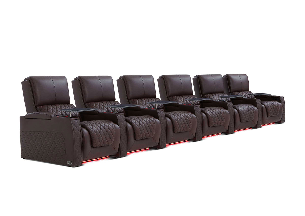 Weilianda AstroUltra XL Series – Big & Tall Design Six Seat Zero Gravity Recliner | Spacious Seating & Multi-Color Lighting