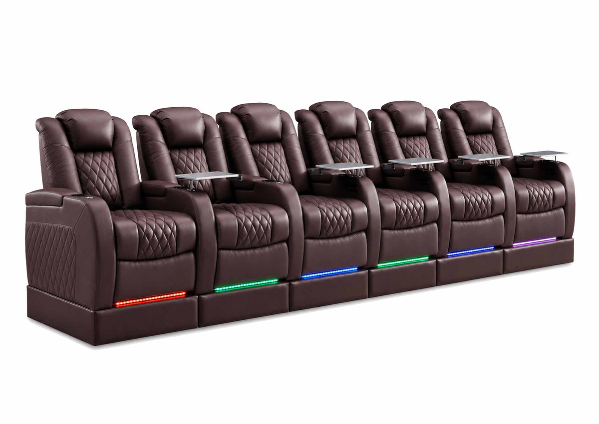 Weilianda FortLux Riser Series 6-seat Power Ergonomic Recliner | USB Charging for Gmaing Night