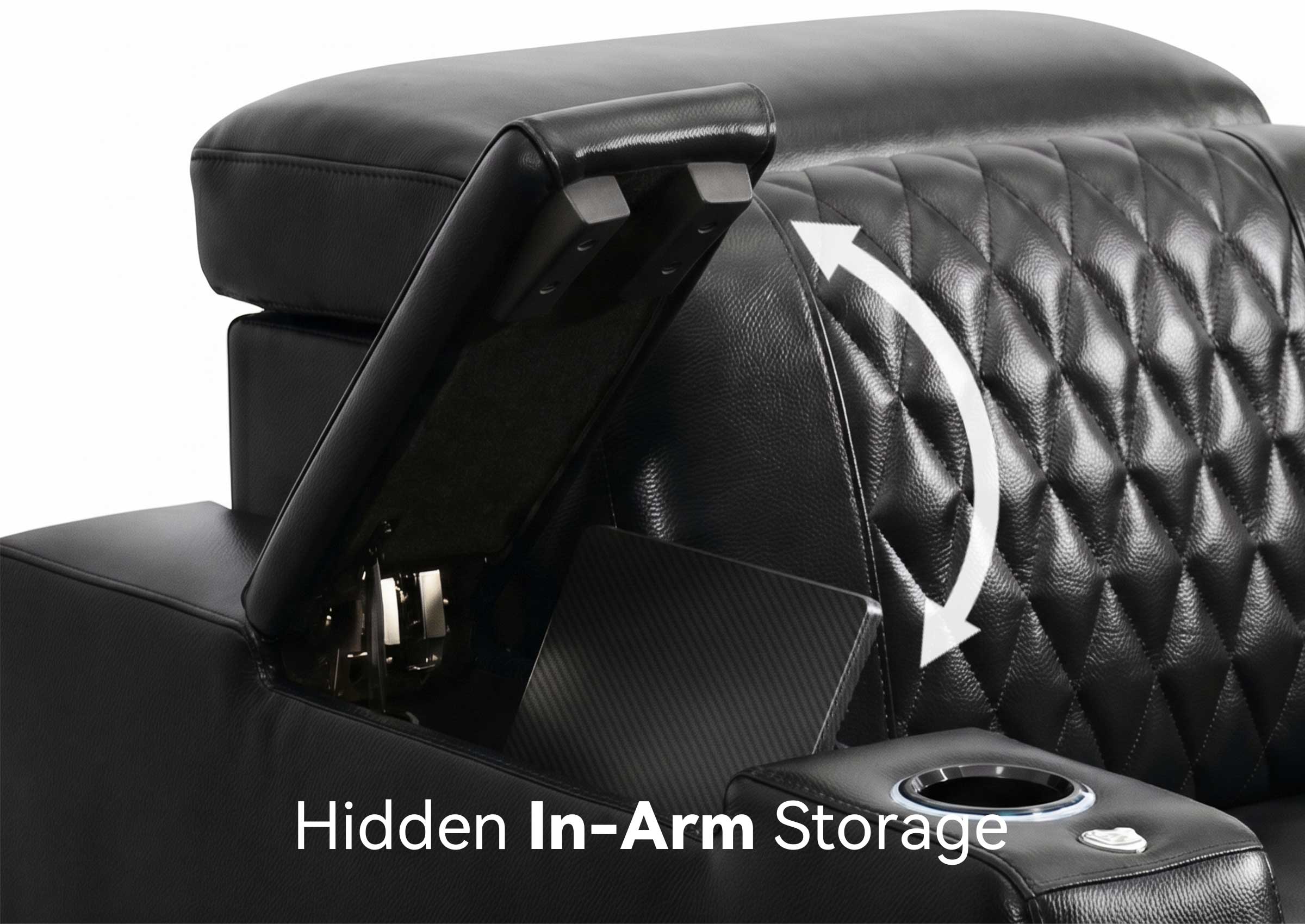Weilianda RegalNex Series Custom Low-Profile Home Theater Seat | Wall Hugger Recliner