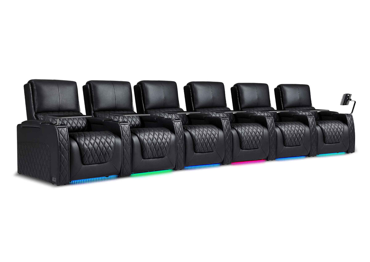 Weilianda AstroUltra XL Series – Big & Tall Design Six Seat Zero Gravity Recliner | Spacious Seating & Multi-Color Lighting