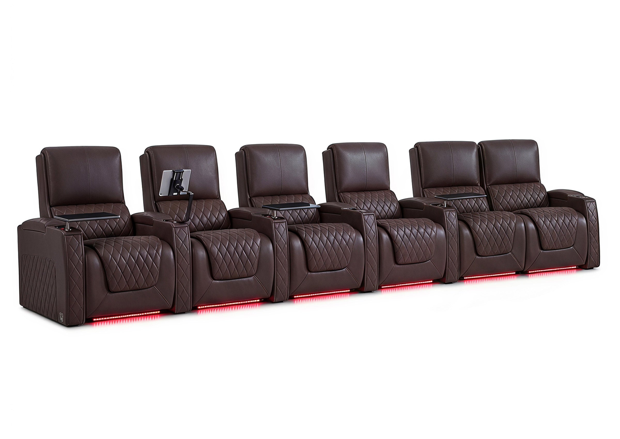 Weilianda AstroUltra Series Movie Theater Reclining Seats 6-Seat | Premium Leather & Zero Gravity